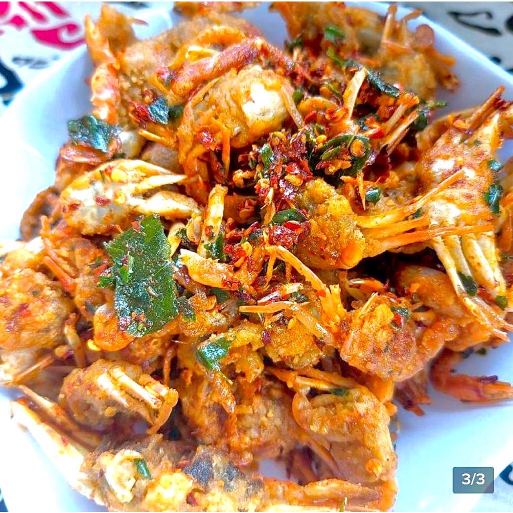 Pusat baby crab krispy 100gr Termurah Homemade halal ba