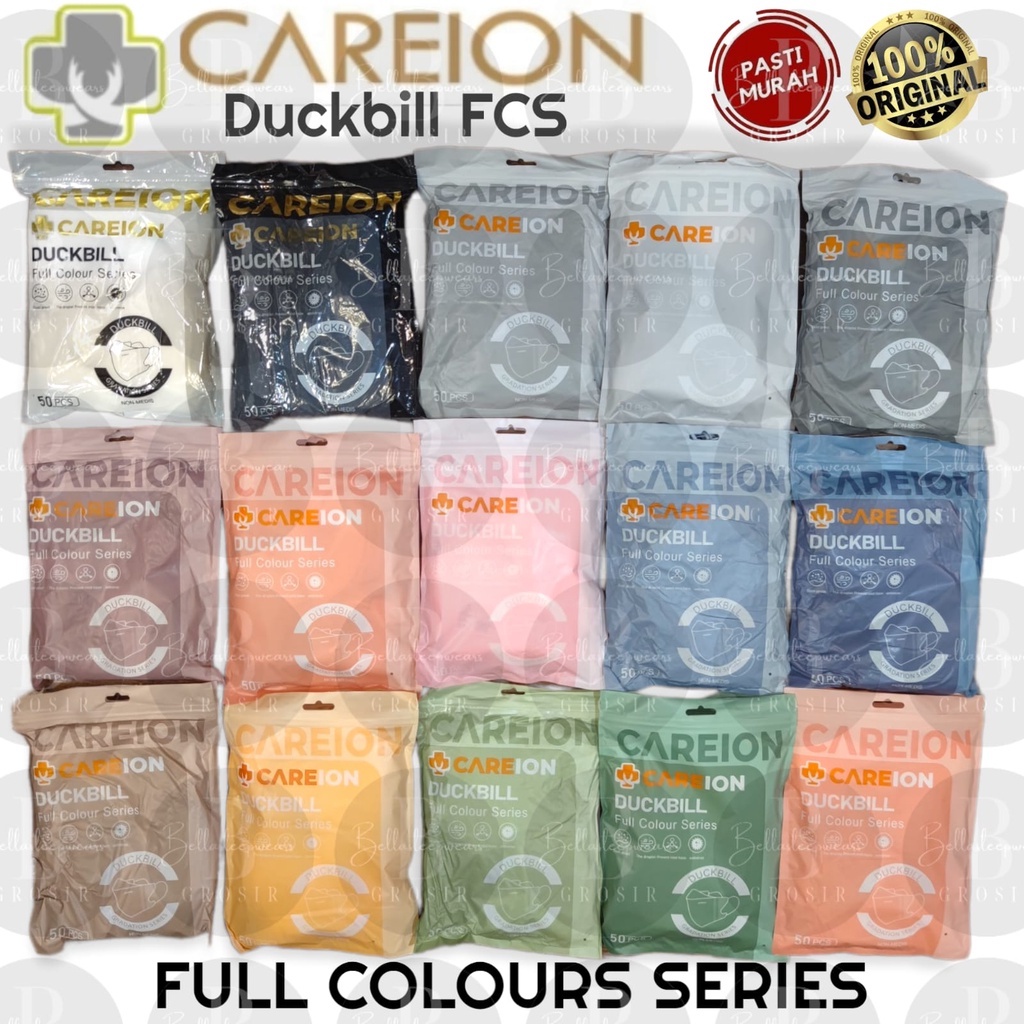 Masker Duckbill Full Color Series 4ply MASKER DUCKBILL 