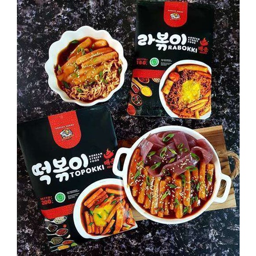 Ashiaaap Rabokki Topokki Instant Ramen Tokpoki Baco Aci