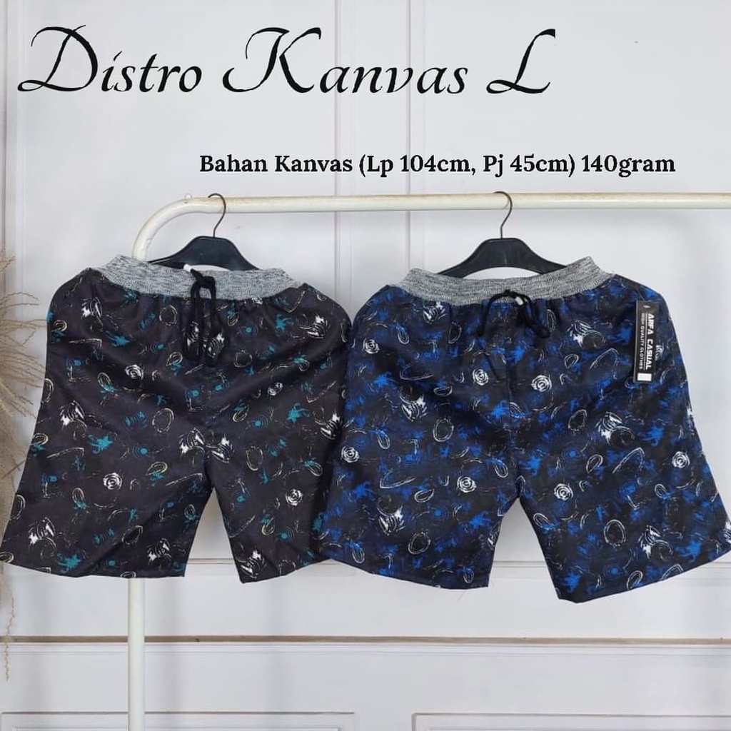 Celana Pendek Distro Unisex Size L Bahan : Twill TR CEL