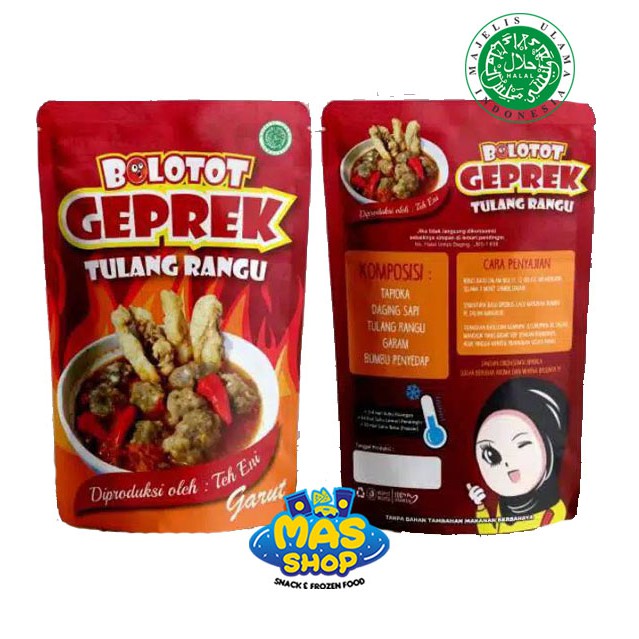 baso bolotot ngajeletot super pedas BOCI BOLOTOT Cemila