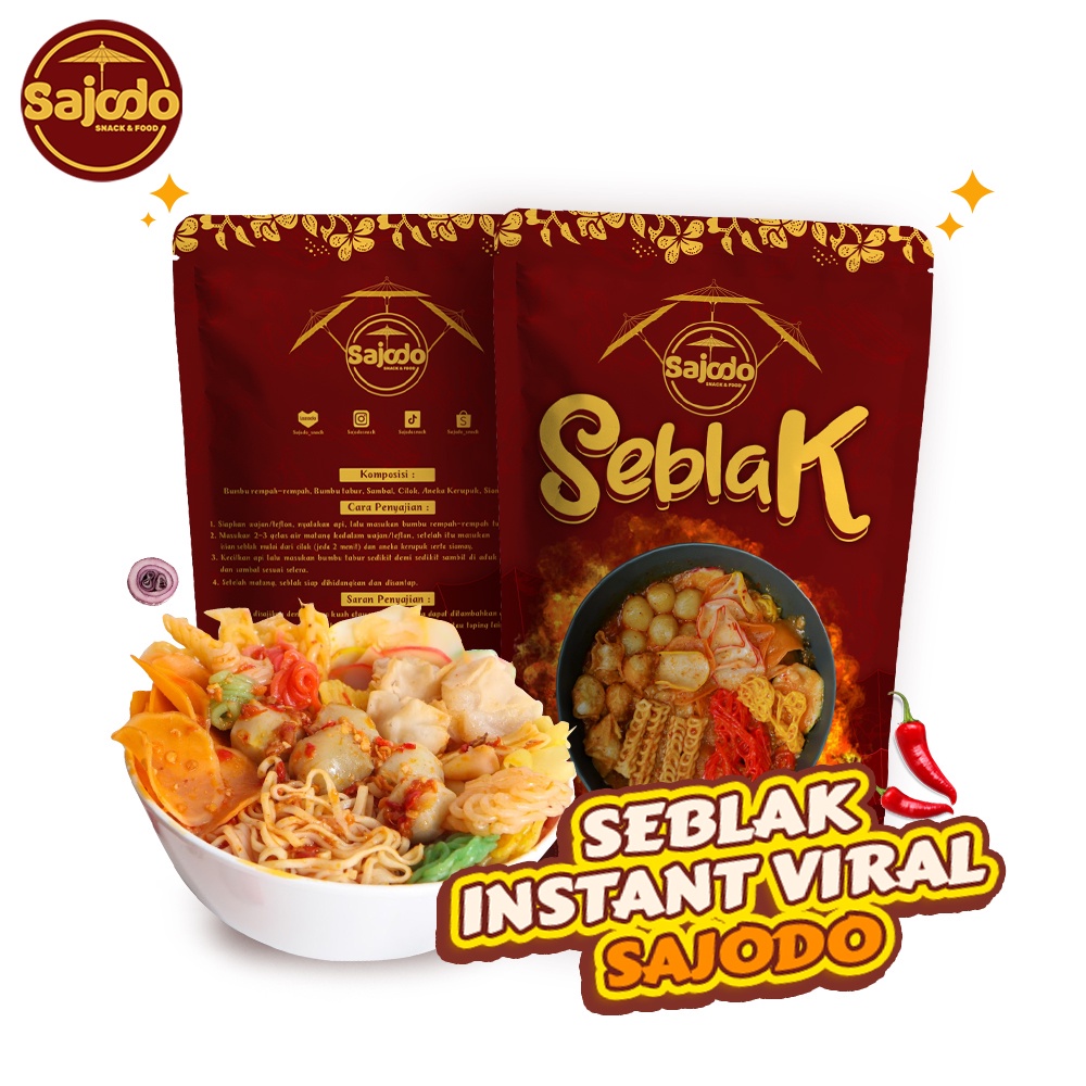 SEBLAK INSTANT VIRAL KHAS SAJODO Keju Aroma Sajodo Sebl