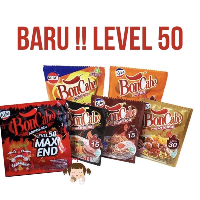 Bon cabe SACHET Boncabe sachet botol level 10 level 15 