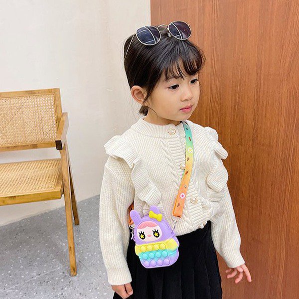 Tas Pop It Anak Tas Slempang Anak Sling Bag Pop It Mini