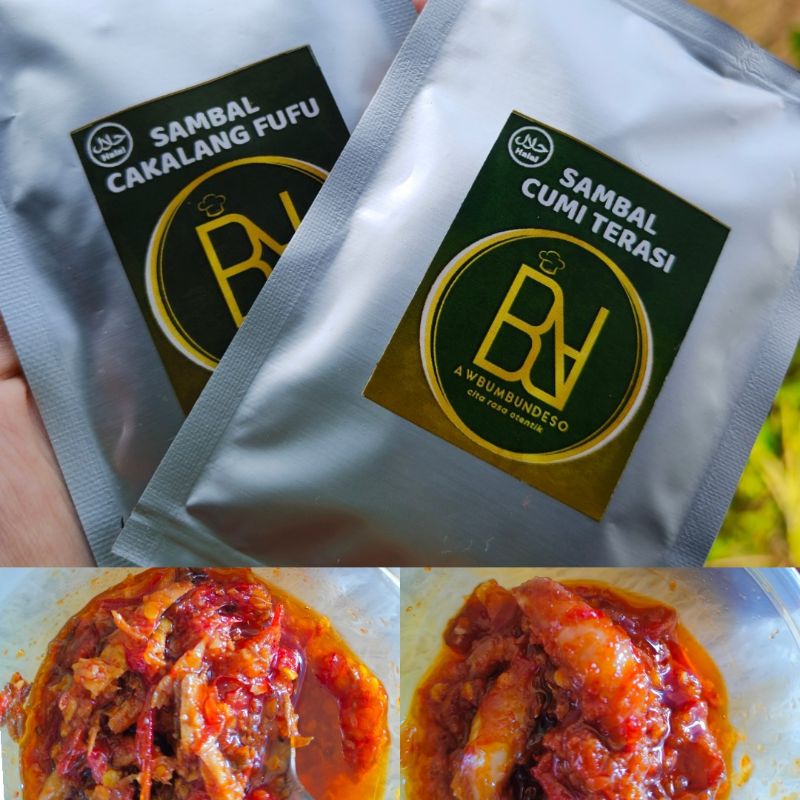 Sambal cumi Sachet 25gr Sambal awbumbundeso Sambal caka