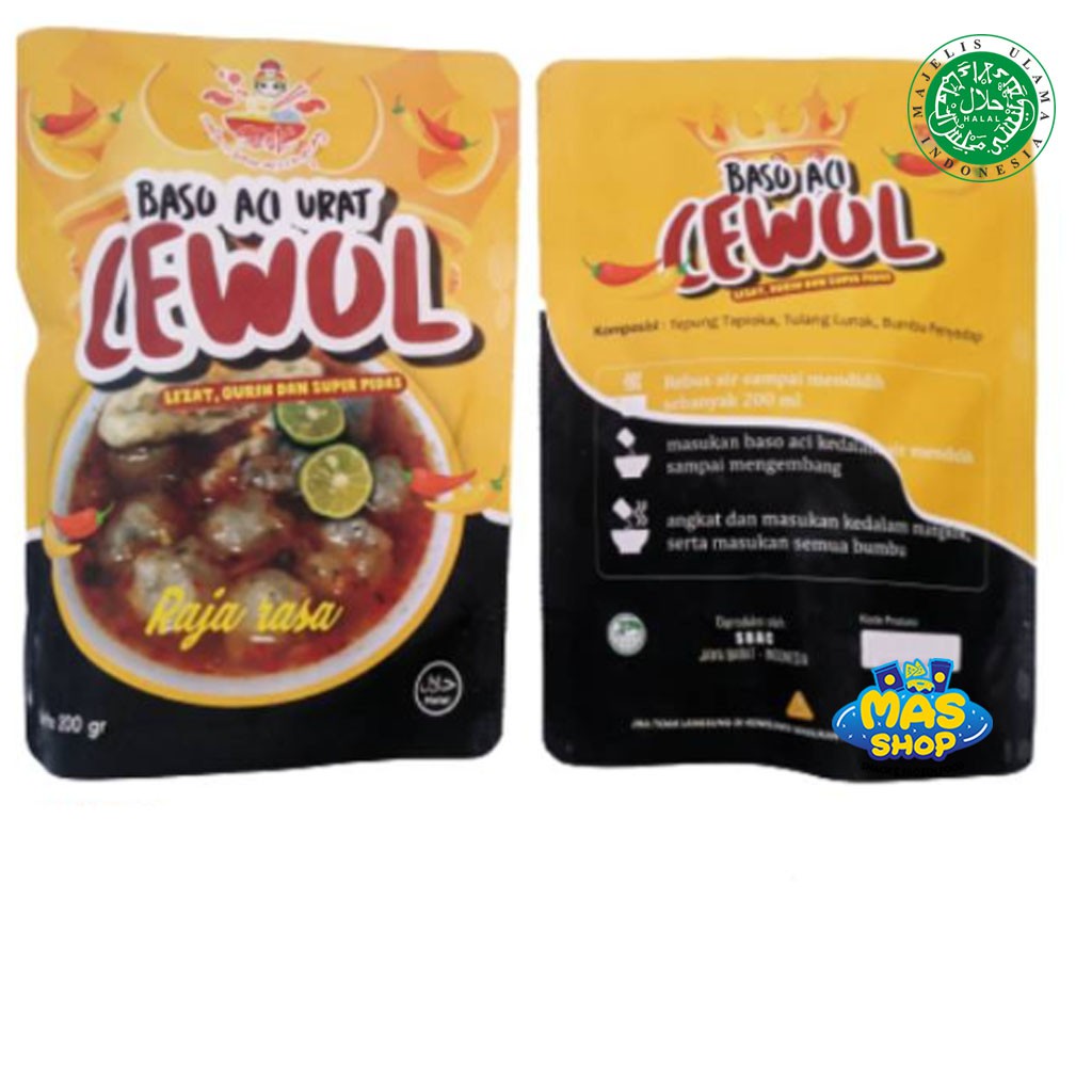 [tanggal produksi ] baso aci urat cewul bakso aci cewul
