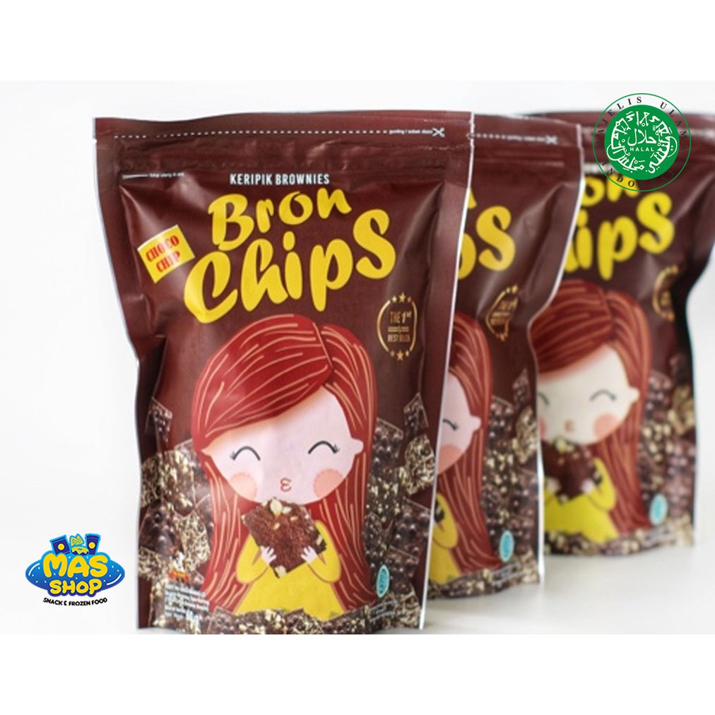 Bronchips Keripik Brownies Keju Kacang Greantea ChocoCh