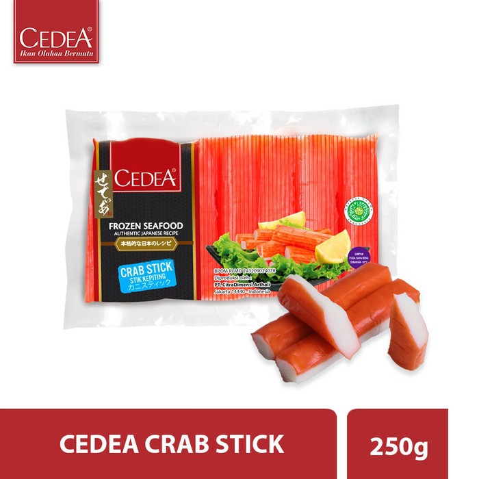 CEDEA Crab Stick 250 gr Ikan Olahan bentuk stik Kepitin