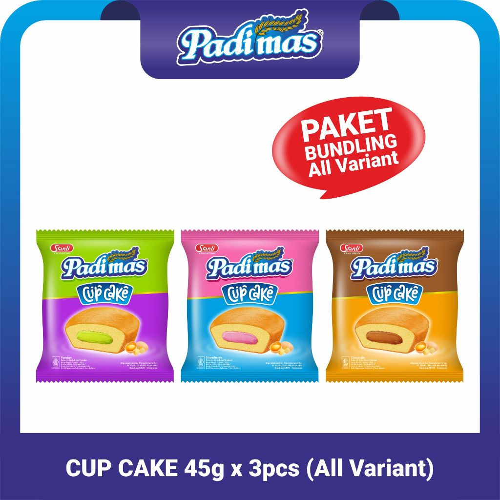 All Padimas Cupcake 45g & Mooncake 60gr Universal Kue P