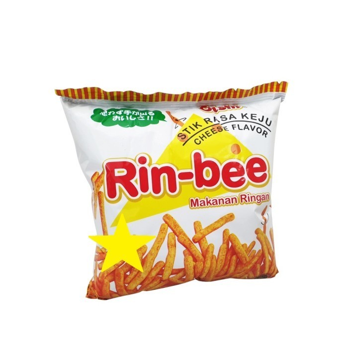 oishi rinbee 10GR keju stick rin bee cemilan anak chees