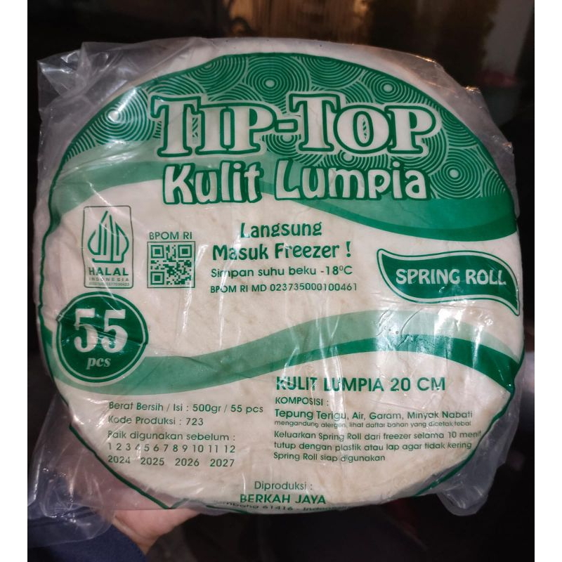 (Hanya kiriman Jawa) Kulit Lumpia Spring Roll Tip Top 2