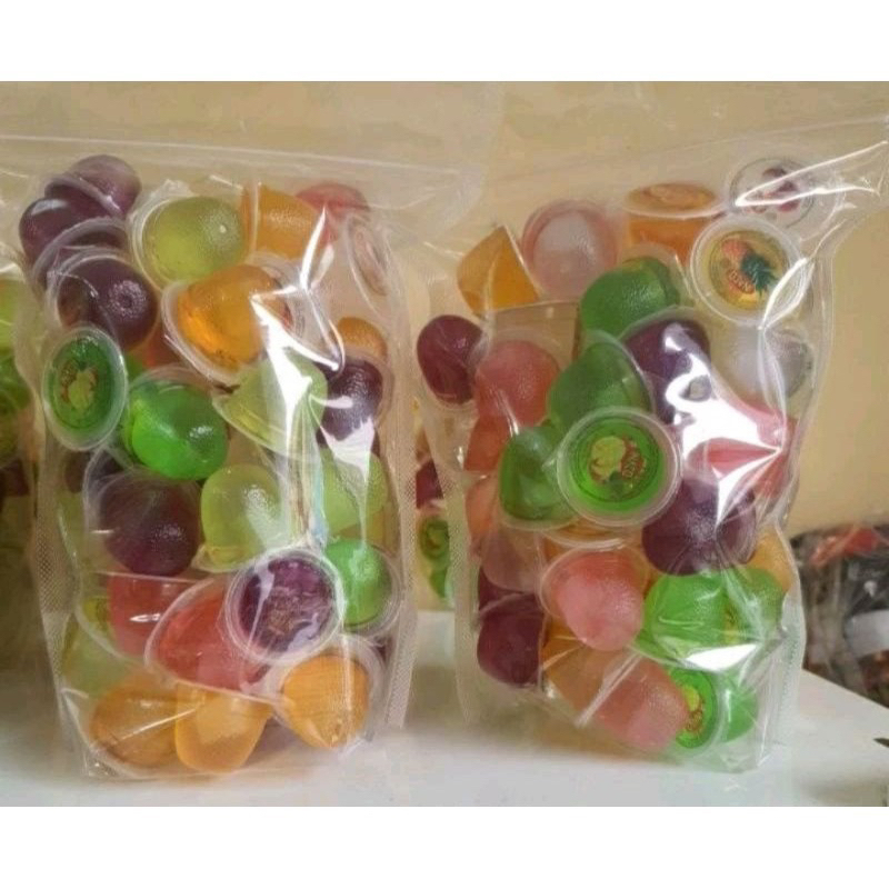 JELLY INACO KEMASAN 1KG 500gr isi 30 & 60 Pcs rasa buah
