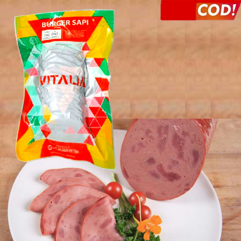 Vitalia Burger Sapi besar 10 Pcs 250 Gr mini kecil 280 
