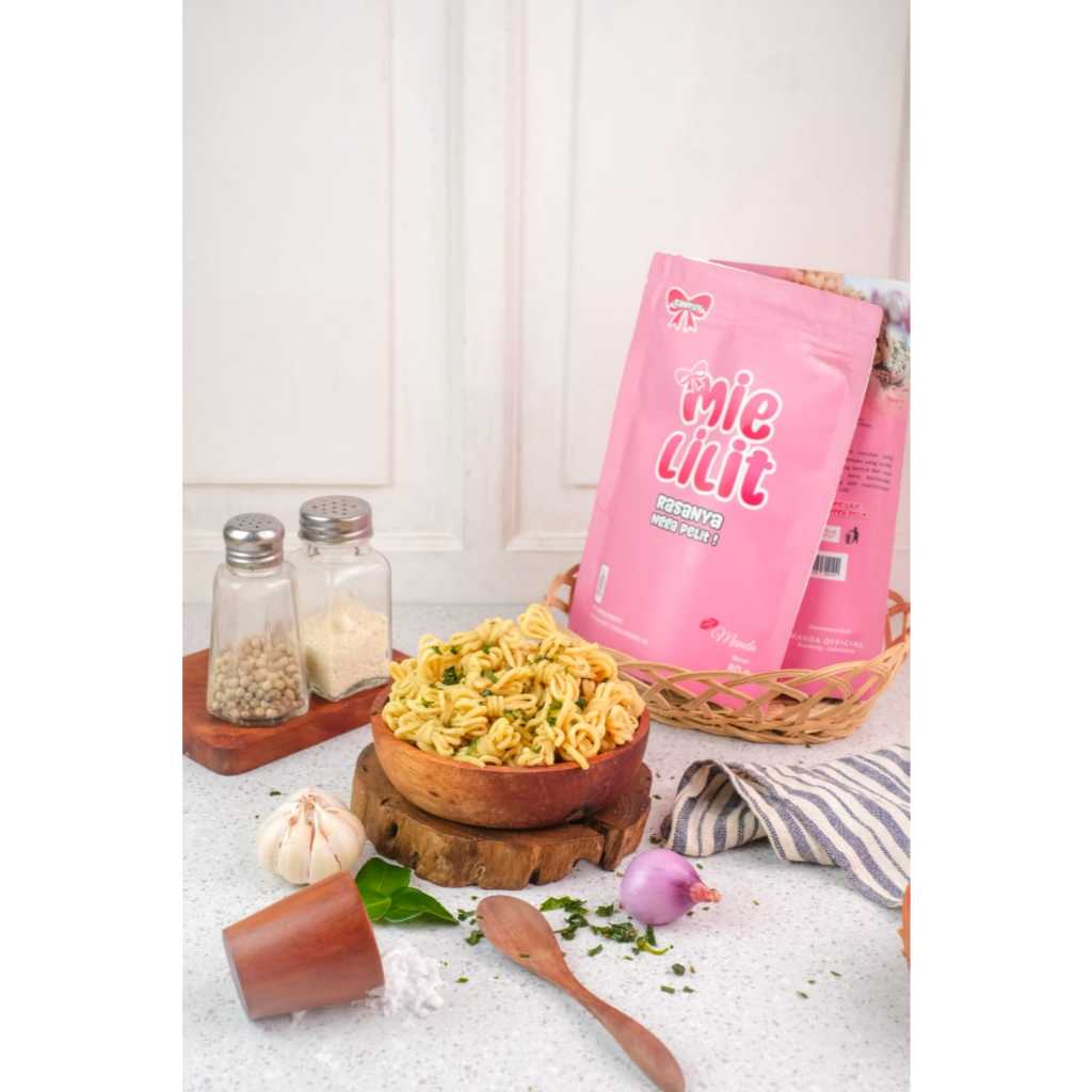 milung Mie gulung mi lilit Keripik manda beling Kripik 