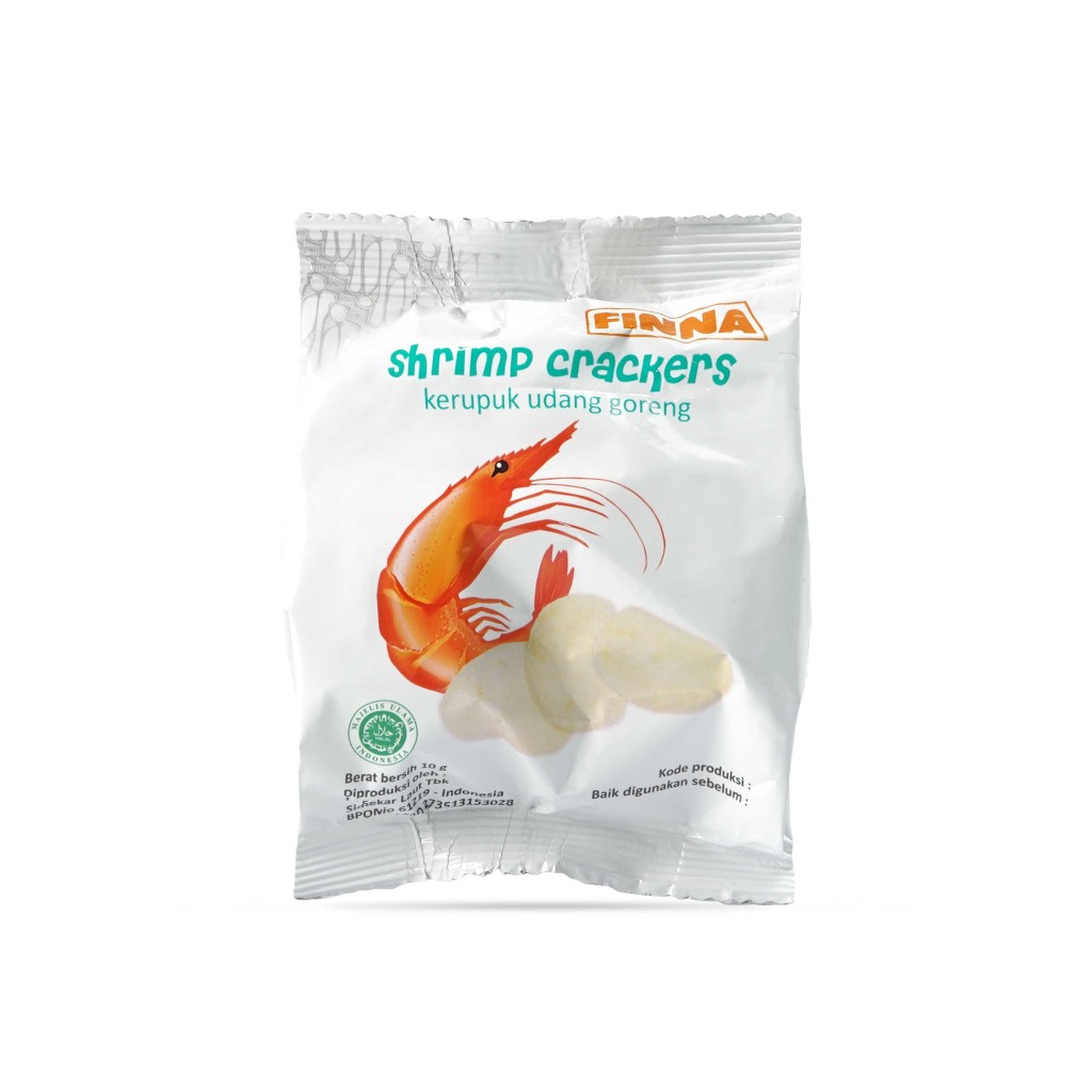 finna kerupuk 10 gr udang finna shrimp crackers kerupuk