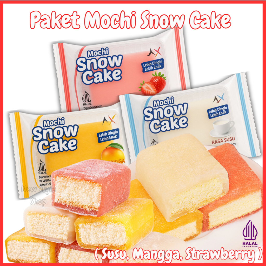 mochi snow cake 28gr lembut Osmanthus Conley Nagasaki R