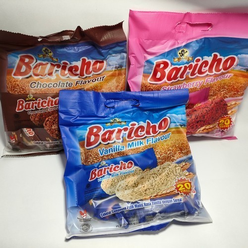 Baricho oat sereal 140gr 1pack isi 20pcs bungkus coklat