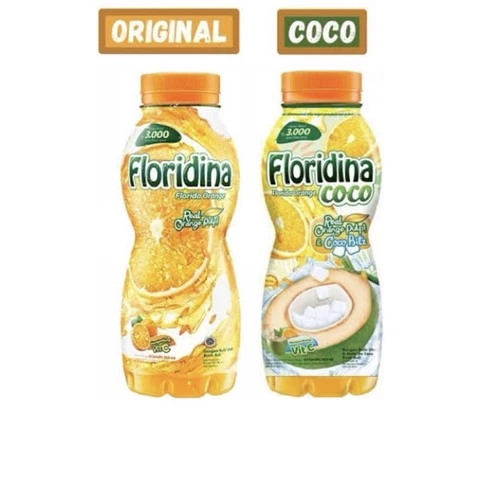 Floridina Orange dan Floridina Coco 1 Botol 350 Ml kela