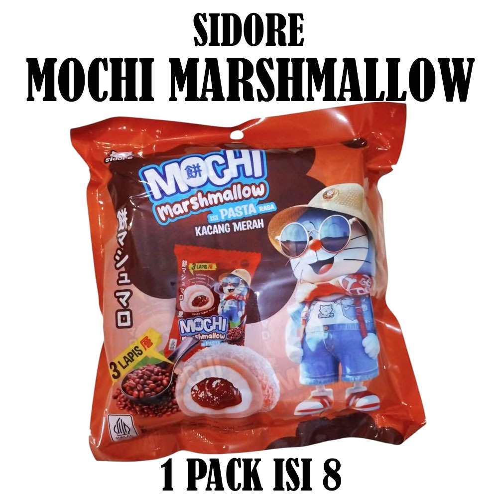Mochi silkys Marshmallow Lembut Aneka Rasa Coklat Taro 