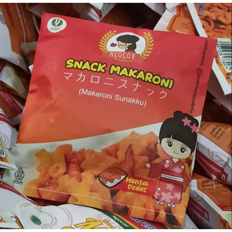 Free buble wrap [GROSIR]Ngocor Cemilan Instan MAKARONI 