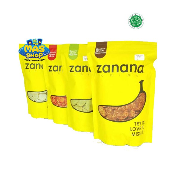 [ Grosir ] 180gr Zanana Chips Rasa Buah Zanana Keripik 
