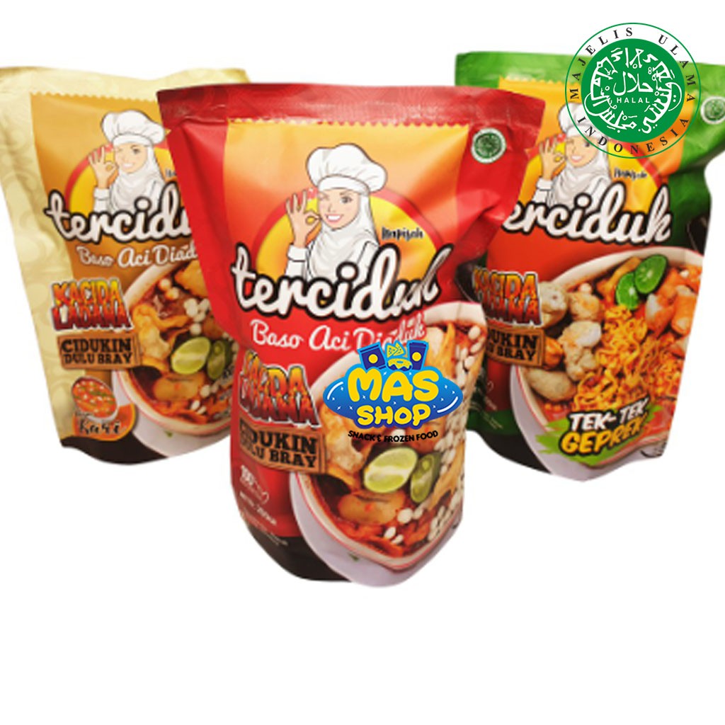 Boci TERCIDUK Baso aci instan Napisah snack baciduk bac