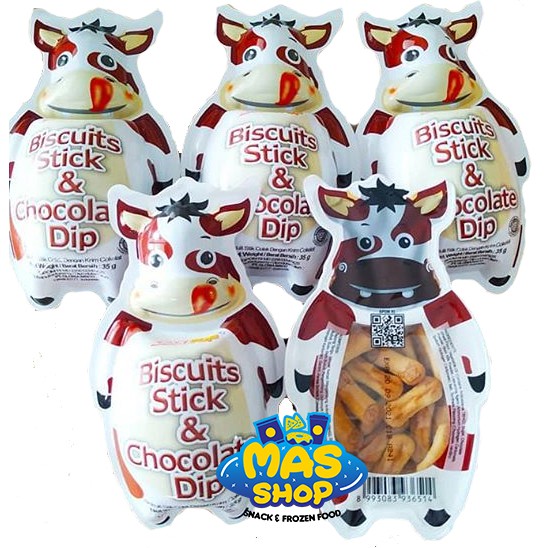 Biskitop Sapi & Vegetable stick Biscuit Chocolate Dip V